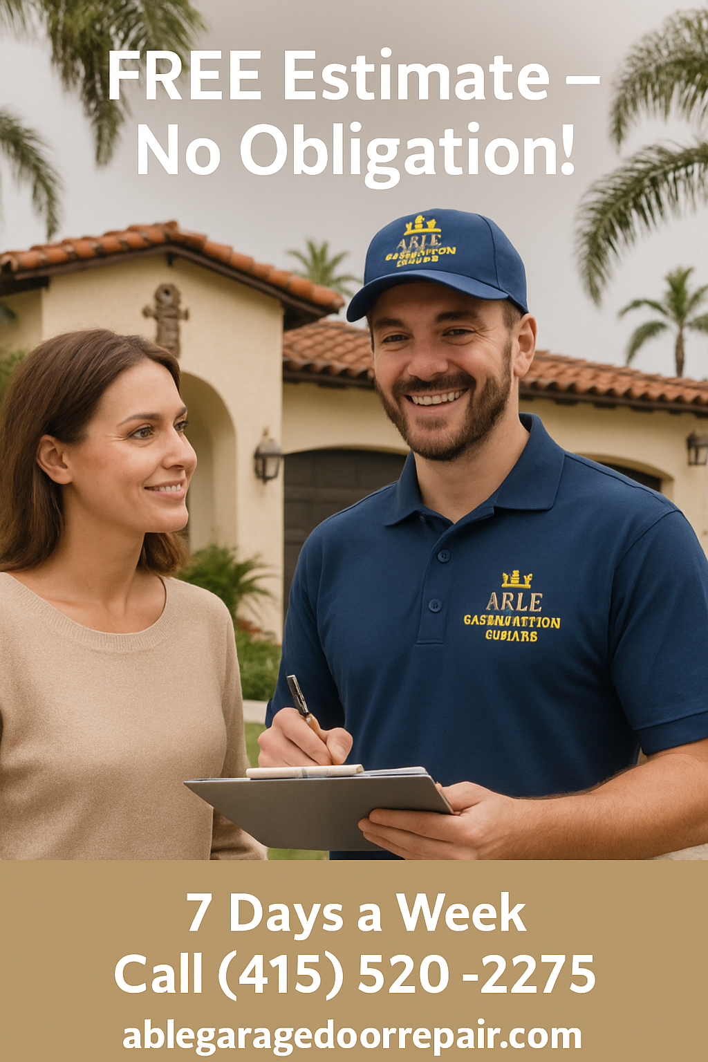 Able Garage Door Repair team